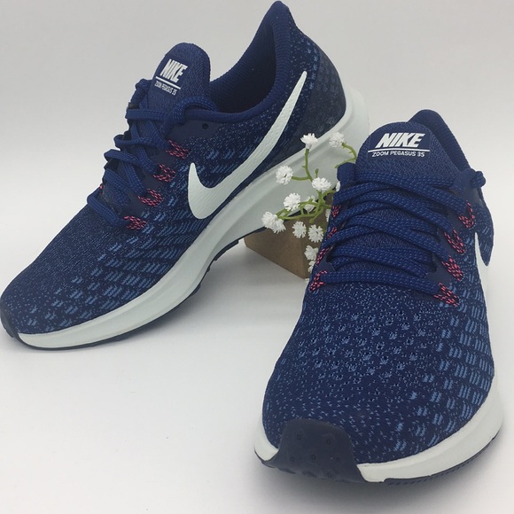 WMNS NIKE AIR ZOOM PEGASUS 35 blue void/ghost aqua - Picture 6 of 8
